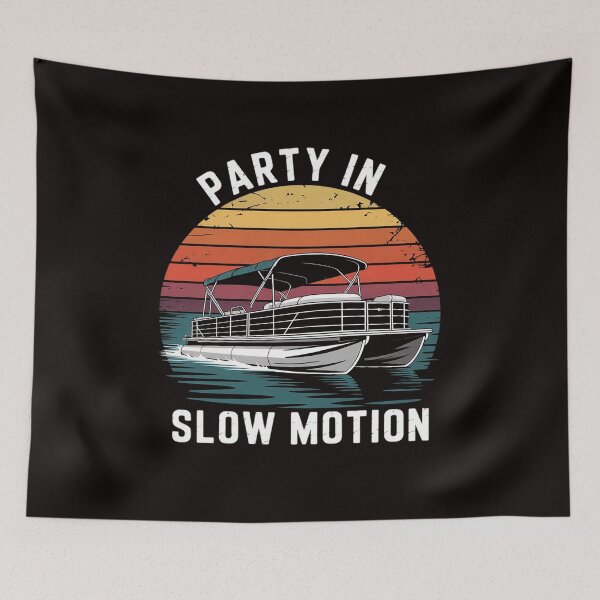 Item preview, Best Pontoon Captain Gifts Boat Party In Slow Motion designed and sold by MelSurf.