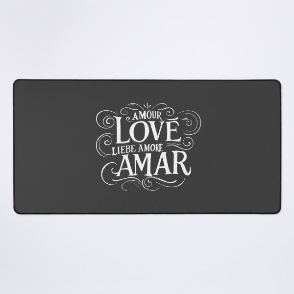 Item preview, LOVE AMOUR AMAR | Tipografía de amor multilingüe designed and sold by WAMTEES.