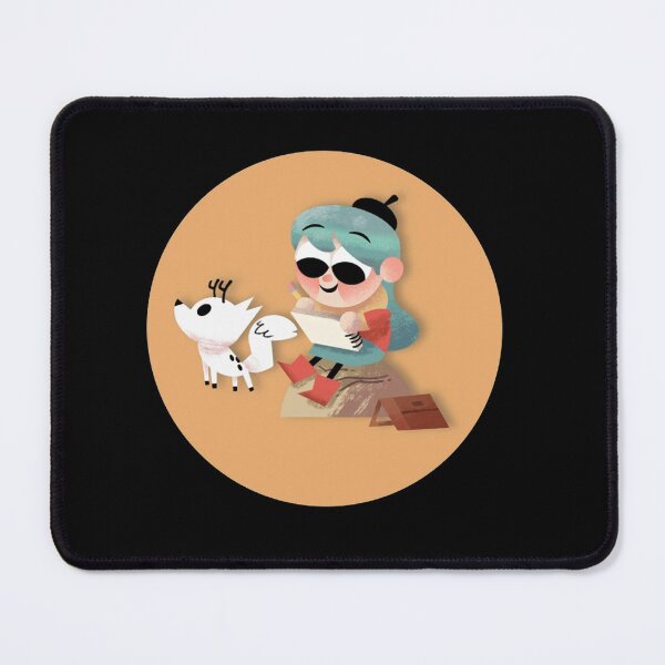 Item preview, A Blue Haired Girl and her Deerfox Pet  designed and sold by ScottBrooksa.