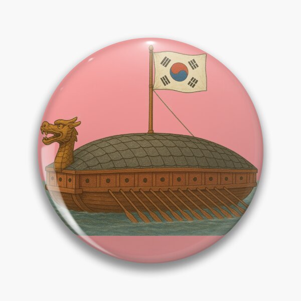 Item preview,  3D Realistic Turtle Ship with Korean Flags,  designed and sold by PaintMeWorld.