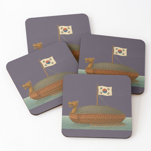 Item preview,  3D Realistic Turtle Ship with Korean Flags,  designed and sold by PaintMeWorld.