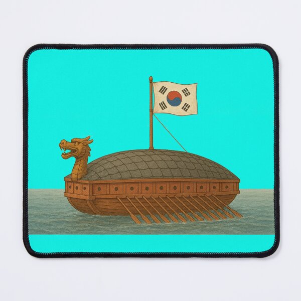 Item preview,  3D Realistic Turtle Ship with Korean Flags,  designed and sold by PaintMeWorld.
