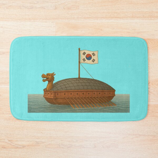 Item preview,  3D Realistic Turtle Ship with Korean Flags,  designed and sold by PaintMeWorld.