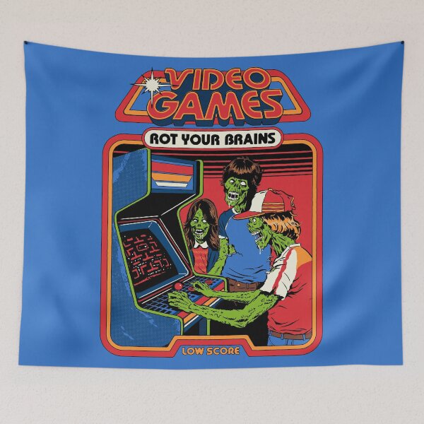 Item preview, Video Games Rot Your Brains designed and sold by Steven Rhodes.