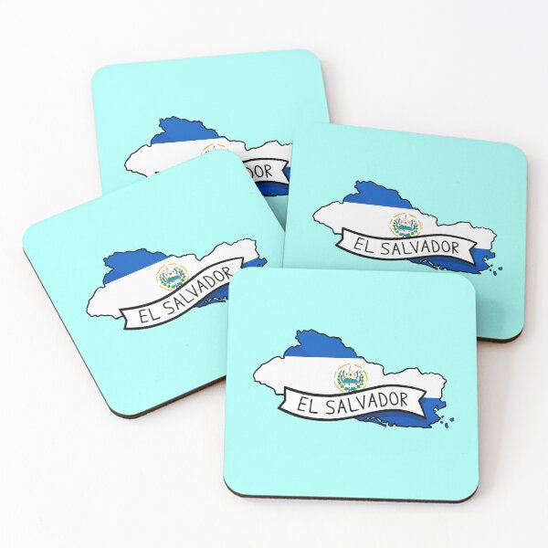 Item preview, El Salvador Flag Map Sticker designed and sold by Drawingvild.
