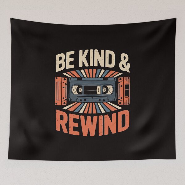 Item preview, Be Kind & Rewind 90's Nostalgic 80's Throwback designed and sold by MelSurf.