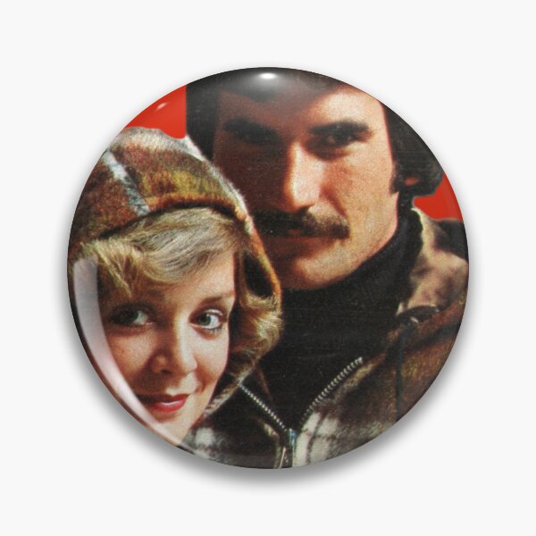 Item preview, Hot for Winter In the Bush - Vintage Kitsch Funny Catalog Pose 1970s Fashion Humor Couple designed and sold by The Sticker Bureau.