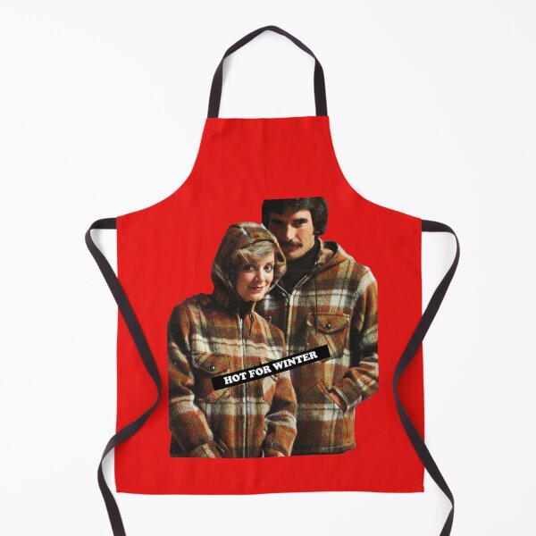 Item preview, Hot for Winter In the Bush - Vintage Kitsch Funny Catalog Pose 1970s Fashion Humor Couple designed and sold by The Sticker Bureau.