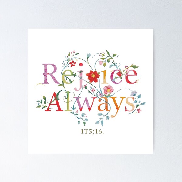 Item preview, Rejoice Always  designed and sold by BellaNora.