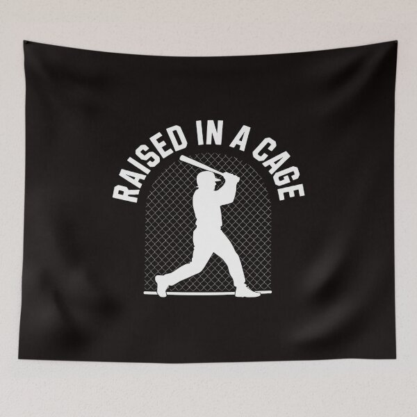 Item preview, Baseball Training Homerun Batter Catcher Raised In A Cage designed and sold by MelSurf.