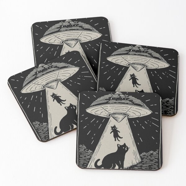 Artikelvorschau, UFO klaut Katzen von der Erde entworfen und verkauft von TheMysticCats.