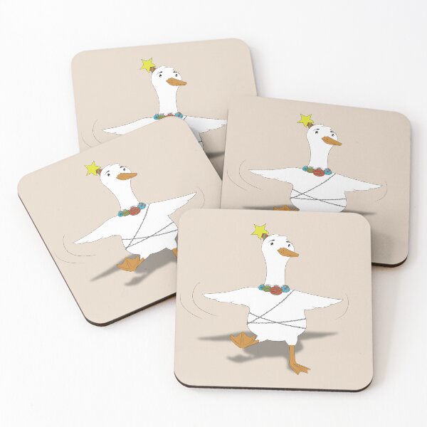 Item preview, Funny Christmas Duck Wrapped in Lights Festive Holiday Bird Cartoon designed and sold by Otaga.