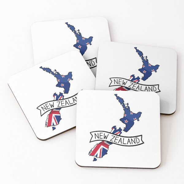 Item preview, New Zealand Flag Map Sticker designed and sold by Drawingvild.