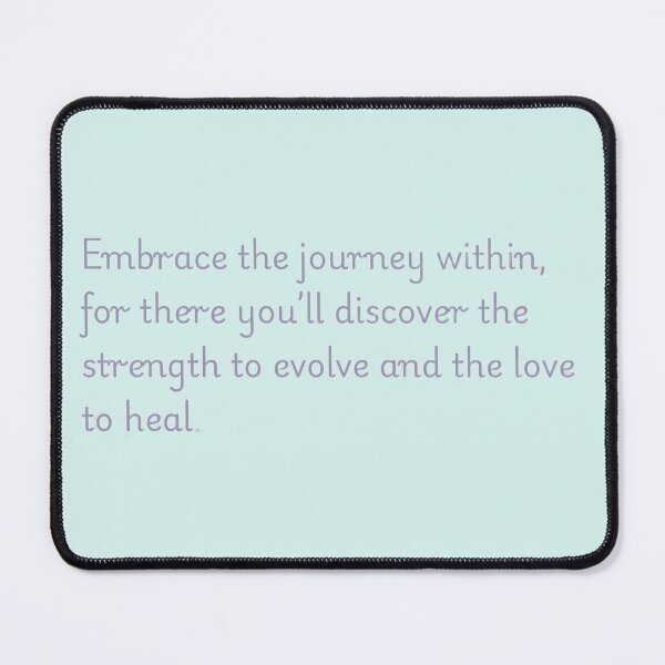 Item preview, Embrace the Journey Within – Pastel Motivational Quote Design designed and sold by Hi-Vibes.