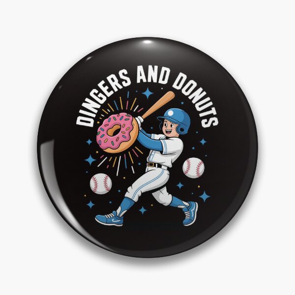 Item preview, Baseball Dingers Donuts designed and sold by MelSurf.