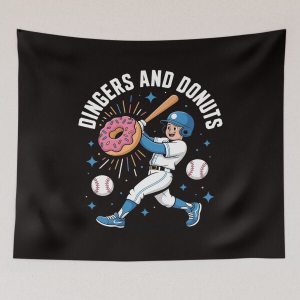 Item preview, Baseball Dingers Donuts designed and sold by MelSurf.
