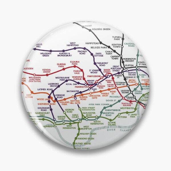 Artikelvorschau, London Underground Map 1932 entworfen und verkauft von traincrewdesign.