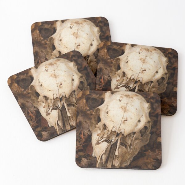 Item preview, Deer Skull Amidst Fallen Leaves designed and sold by jklune.