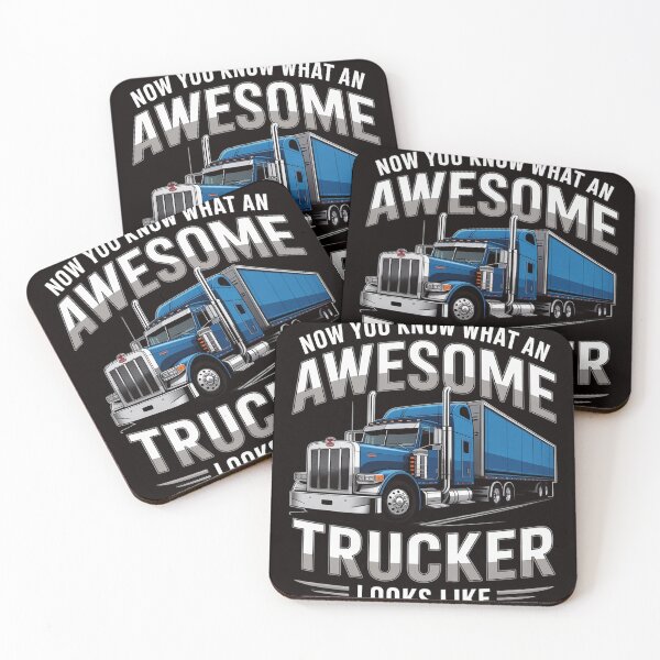 Item preview, Awesome Trucker - Semi Truck Driver Trucking Big Rig Trucker designed and sold by MelSurf.