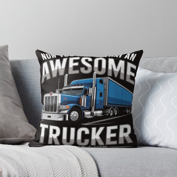 Item preview, Awesome Trucker - Semi Truck Driver Trucking Big Rig Trucker designed and sold by MelSurf.