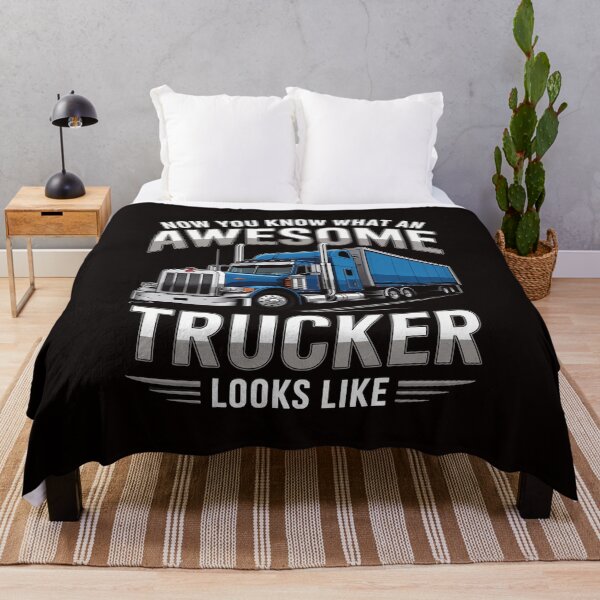 Item preview, Awesome Trucker - Semi Truck Driver Trucking Big Rig Trucker designed and sold by MelSurf.