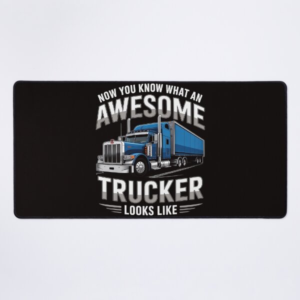 Item preview, Awesome Trucker - Semi Truck Driver Trucking Big Rig Trucker designed and sold by MelSurf.