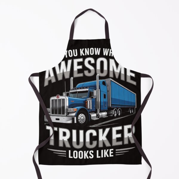 Item preview, Awesome Trucker - Semi Truck Driver Trucking Big Rig Trucker designed and sold by MelSurf.