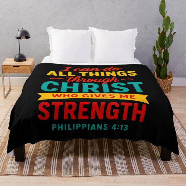 Item preview, Philippians 4:13 I can do all things through Christ who gives me strength designed and sold by plushism.