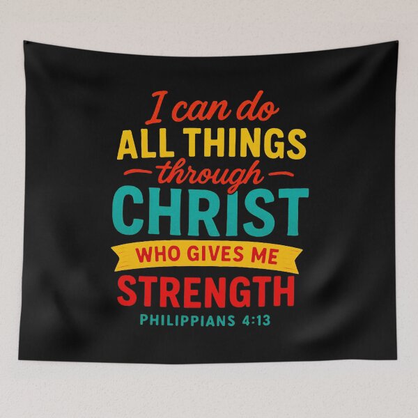 Item preview, Philippians 4:13 I can do all things through Christ who gives me strength designed and sold by plushism.