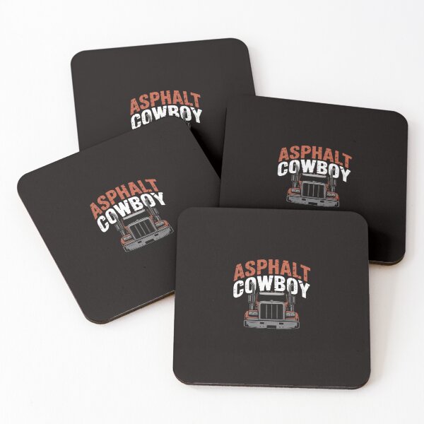Item preview, Asphalt Cowboy Cool Truck Driver Trucker designed and sold by ControlCenter.