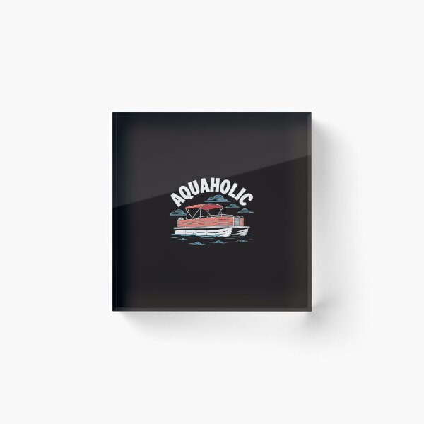 Item preview, Aquaholic Pun - Lake Lover Pontoon Boating Meme designed and sold by ControlCenter.