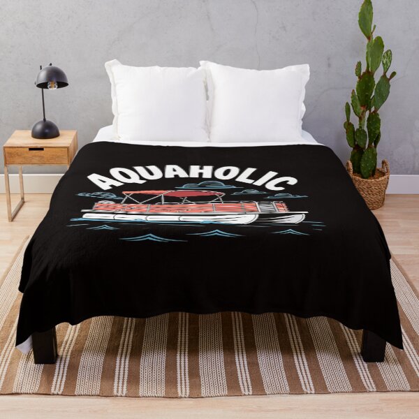 Item preview, Aquaholic Pun - Lake Lover Pontoon Boating Meme designed and sold by ControlCenter.