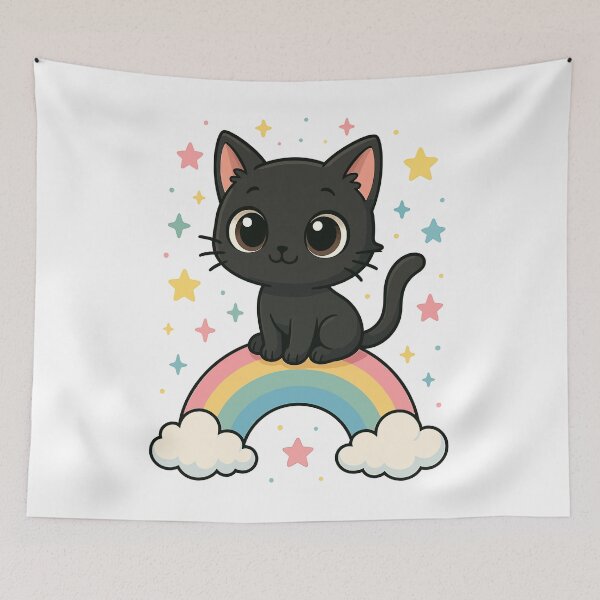 Item preview, Chococat Starry Rainbow Kawaii Shirt designed and sold by Wearchemy.
