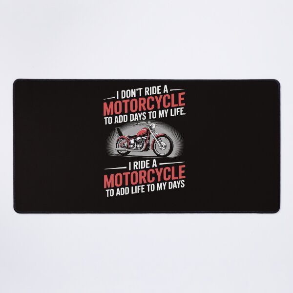 Item preview, Add Life To My Days Bike Rider Motorcycle designed and sold by ControlCenter.