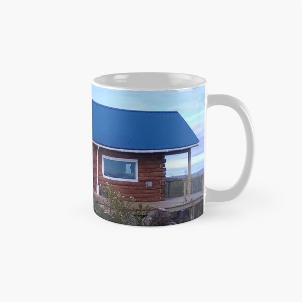 Item preview, Log Cabin on a mountain top. designed and sold by AK Designs LLC of New Hampshire.