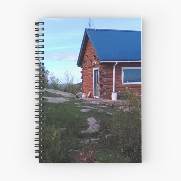 Item preview, Log Cabin on a mountain top. designed and sold by AK Designs LLC of New Hampshire.