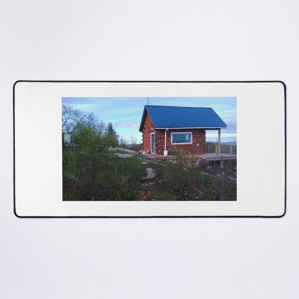 Item preview, Log Cabin on a mountain top. designed and sold by AK Designs LLC of New Hampshire.