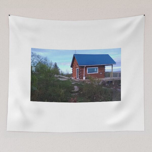 Item preview, Log Cabin on a mountain top. designed and sold by AK Designs LLC of New Hampshire.