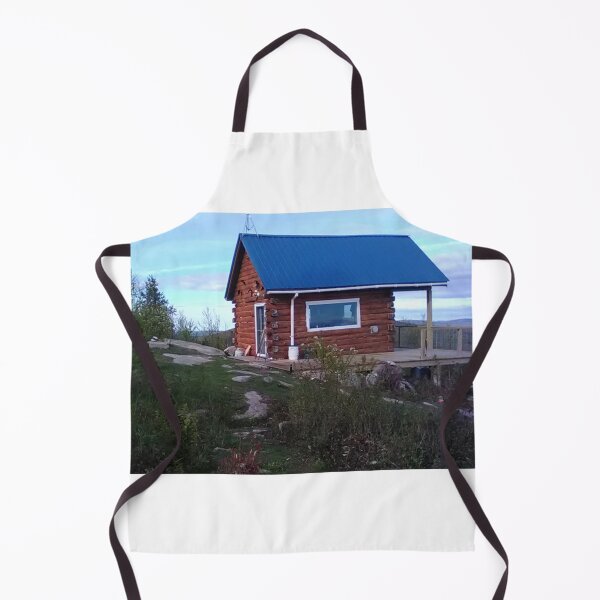 Item preview, Log Cabin on a mountain top. designed and sold by AK Designs LLC of New Hampshire.