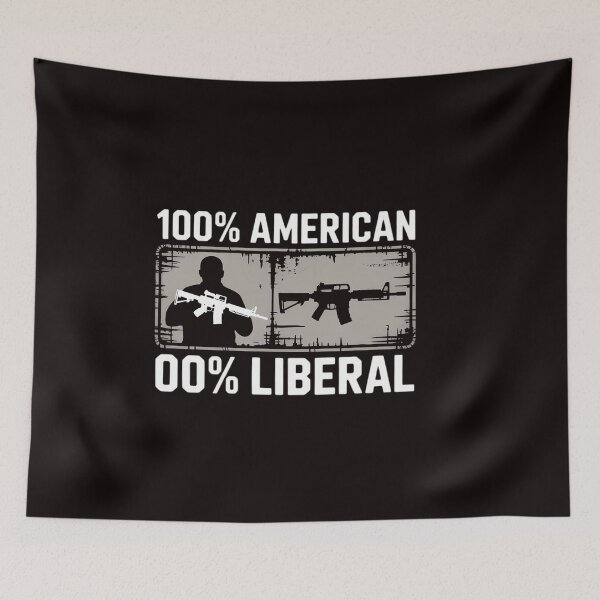 Item preview, 100 Liberal 2nd Amendment AR15 Rifle Gun designed and sold by RatCurry.