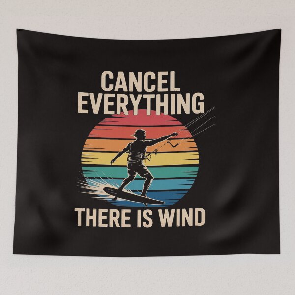 Artikelvorschau, Alles absagen, wenn Wind weht, Kitesurfen entworfen und verkauft von RatCurry.