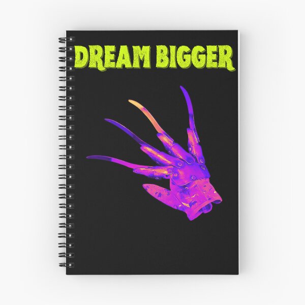 Item preview, DREAM BIGGER Knived Claw Glove Art | Neon Synthwave Dark Humor T-Shirt designed and sold by Thorn & Ember.