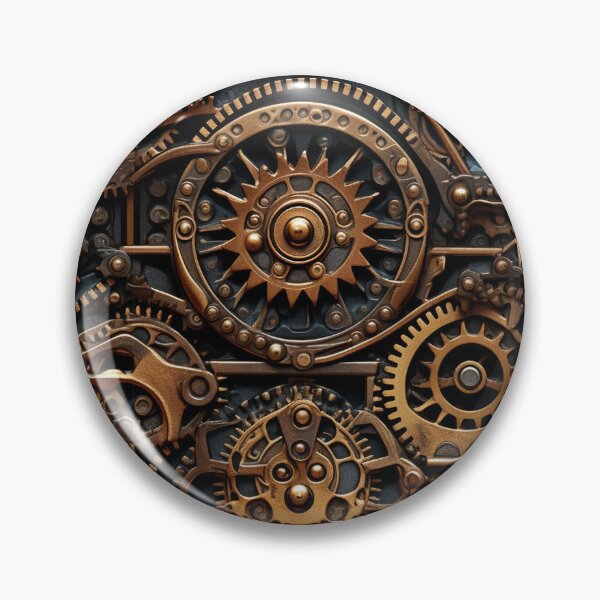 Item preview, Steampunk Design — Spoked Gearwheels & Brass Clockwork designed and sold by EclecticArts.