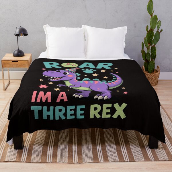 Item preview, Roar I'm A Three Rex Birthday Girl Dinosaur Lover 3 Year Old designed and sold by RatCurry.