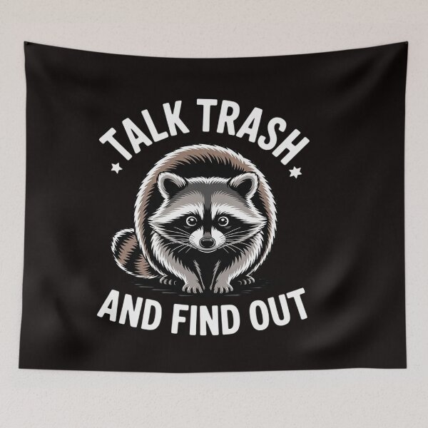 Item preview, Ridiculous Raccoon & Raccoon Talk Trash and Find Out Raccoon Animal designed and sold by RatCurry.