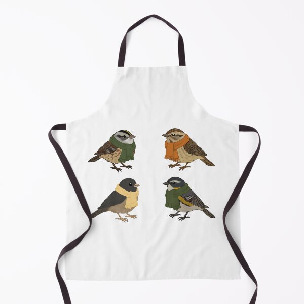 Item preview, Cozy Winter Birds Illustration – Cute Songbirds in Scarves | Holiday Wildlife Art designed and sold by RivendellBird.