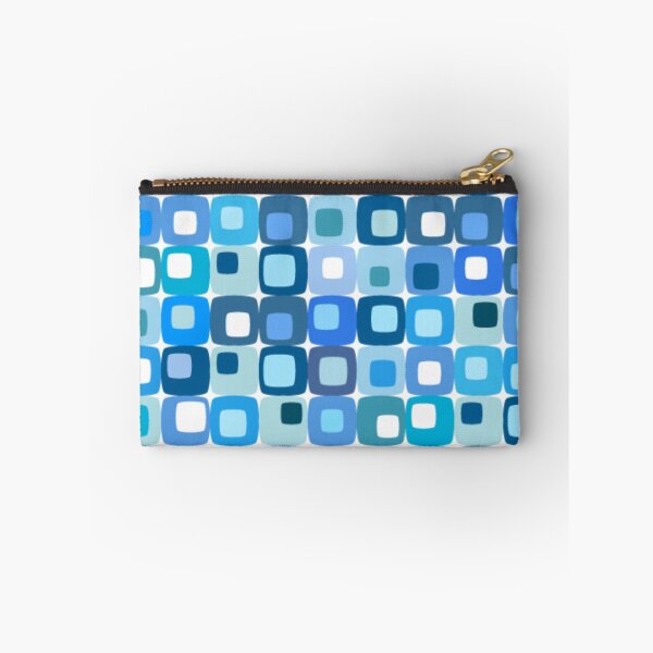 Item preview, Vintage Retro 1960s 1970s Blue Geometric designed and sold by RetroMaggie.