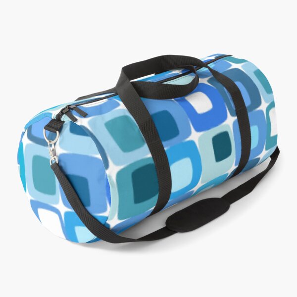 Item preview, Vintage Retro 1960s 1970s Blue Geometric designed and sold by RetroMaggie.
