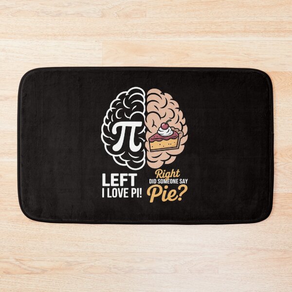 Item preview, Pi Day Left Vs Right Brain Pie Math Geek Gift designed and sold by RatCurry.