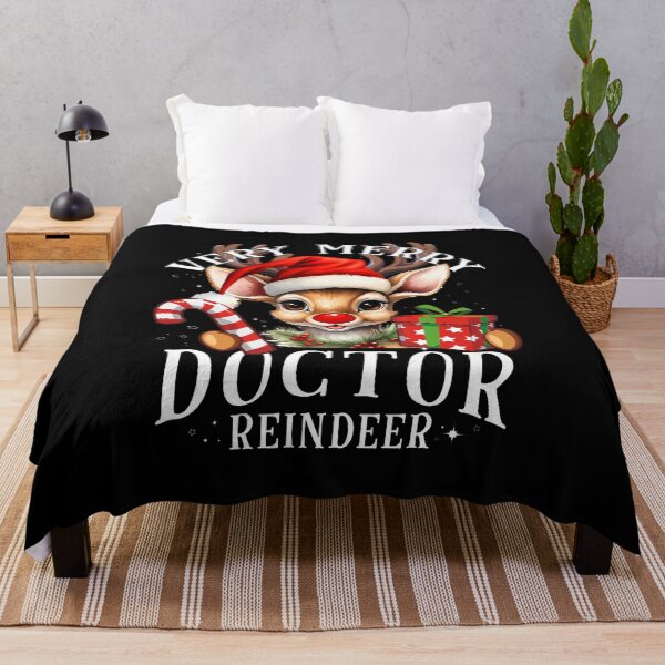 Item preview, Very Merry Doctor Reindeer Matching Christmas designed and sold by JanieLucia.